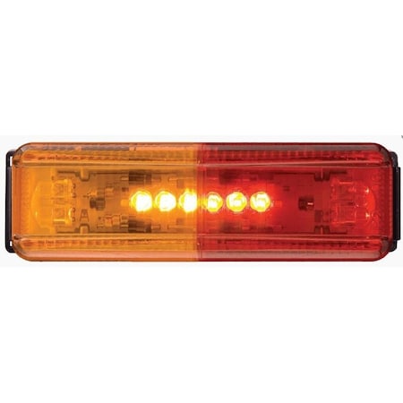 Optronics Kit Dual Red/Yellow Fender Light With A65Pb Bracket And Plug MCL67ARB